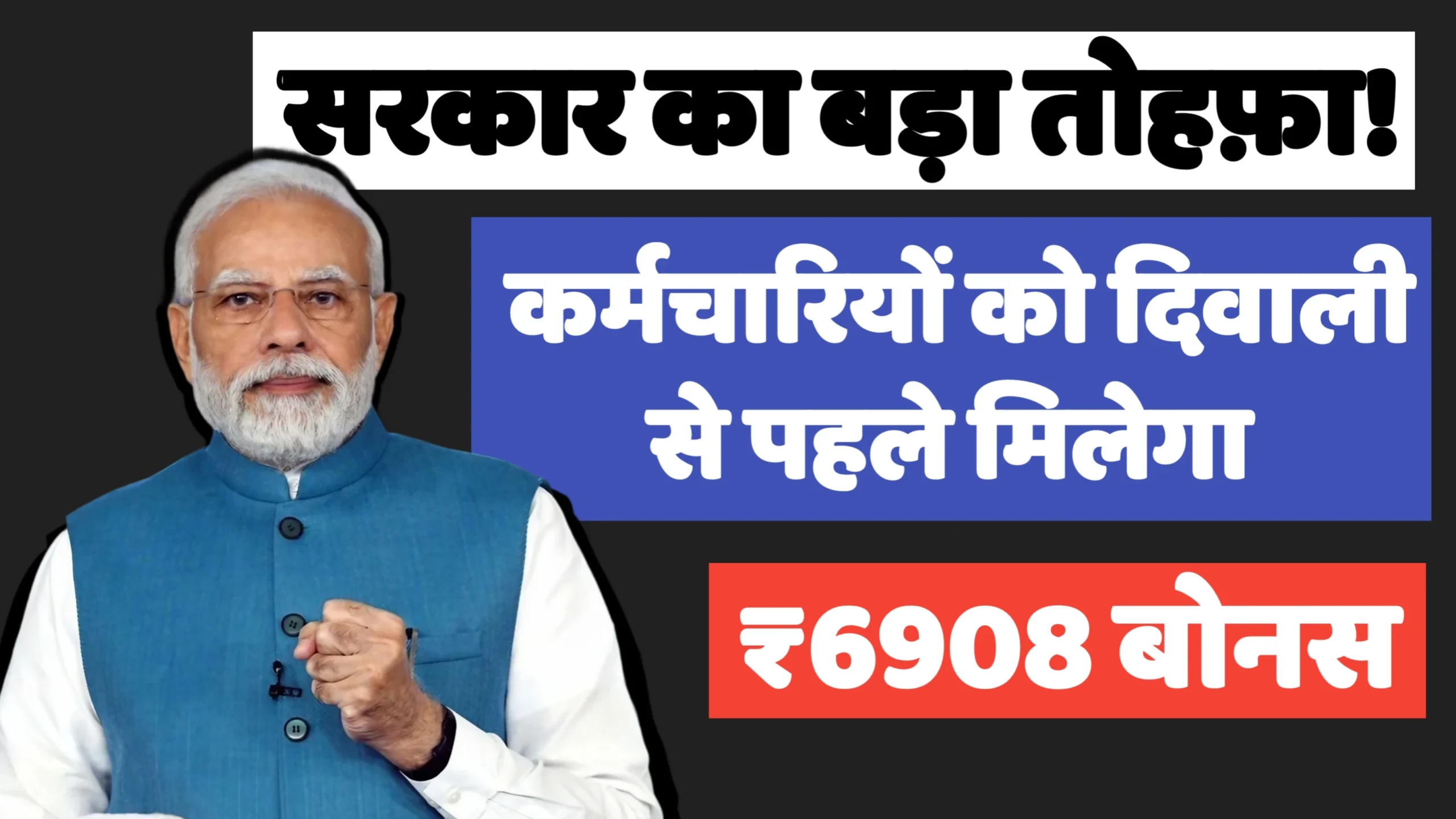 Govt Employee Diwali Bonus: कर्मचारियों की बल्ले-बल्ले! सरकार दे रही है इस दिवाली कर्मचारियों को ₹6908 का बोनस – जानें कौन होगा eligible?
