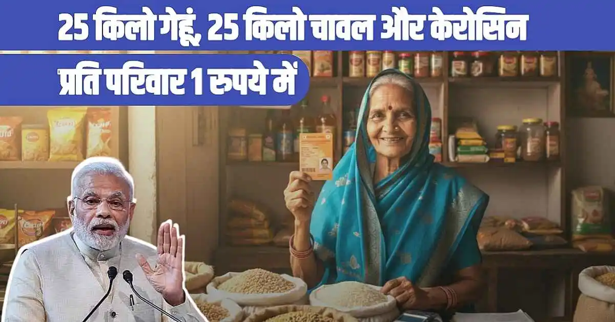 NFSA Ration Card List 2025: ₹1 में — गेहूं चावल और केरोसिन लेने का आसान तरीका