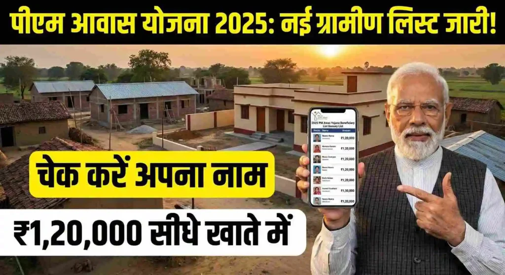 PM Awas Yojana List 2025: नई ग्रामीण और महिला लाभार्थी लिस्ट जारी – जानिए कैसे पाएँ ₹1,20,000 का लाभ
