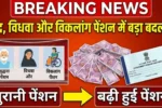 Pension Scheme 2025 Update: अब बुजुर्ग, विधवा और दिव्यांग पाएंगे ज्यादा पेंशन, नए नियम लागू