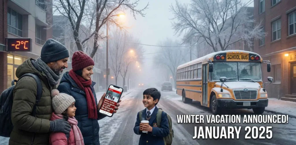 January 2025 School Holiday Update: सर्दी की छुट्टियाँ कब से होंगी? जानिए लेटेस्ट खबर
