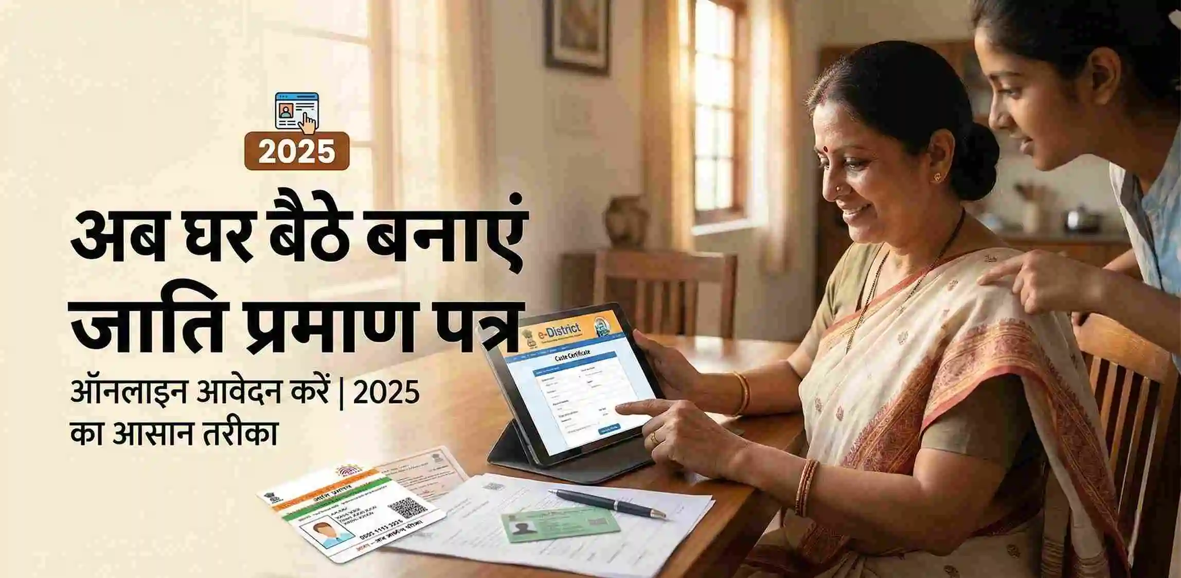 Caste Certificate Apply Online: घर बैठे बनेगा नया जाति प्रमाण पत्र ऑनलाइन आवेदन शुरू